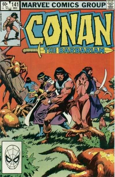 Conan the Barbarian, Vol. 1 The Web Tightens |  Issue#141A | Year:1982 | Series: Conan | Pub: Marvel Comics |