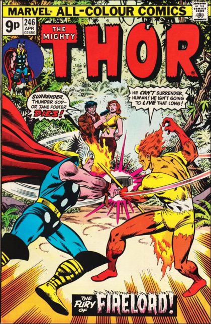 Thor The Fury of Firelord |  Issue#246C | Year:1976 | Series: Thor | Pub: Marvel Comics