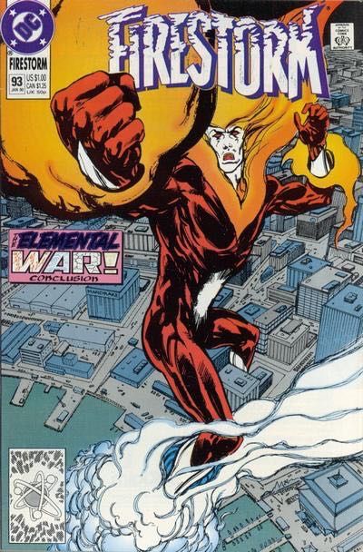 Firestorm, the Nuclear Man, Vol. 2 (1982-1990) The Elemental War, Storm Front |  Issue#93A | Year:1990 | Series: Firestorm |