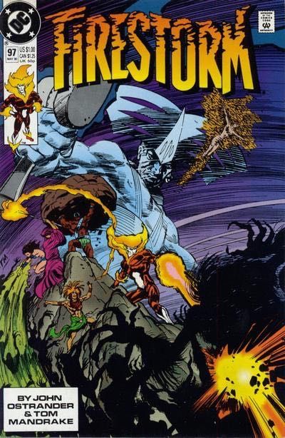 Firestorm, the Nuclear Man, Vol. 2 (1982-1990) Shadowland |  Issue#97A | Year:1990 | Series: Firestorm | Pub: DC Comics