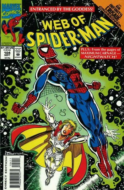 Web of Spider-Man, Vol. 1 Infinity Crusade - Crisis of Conscience, Part 1: Infinity Crusader |  Issue#104A | Year:1993 | Series: Spider-Man |