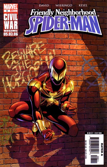 Friendly Neighborhood Spider-Man Jumping the Tracks, Part 1 |  Issue#8 | Year:2006 | Series: Spider-Man | Pub: Marvel Comics