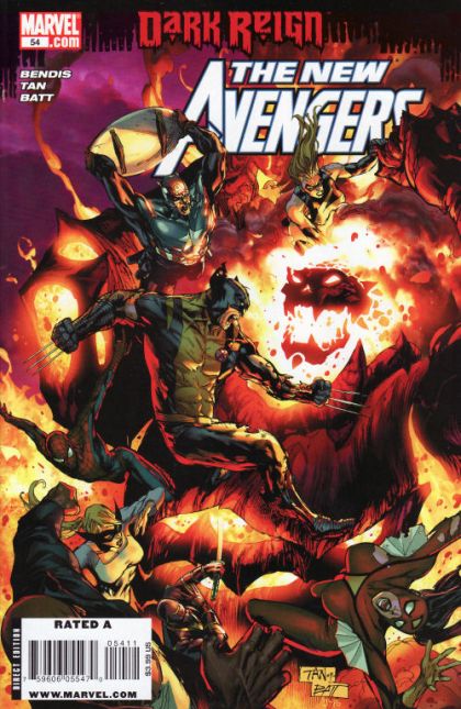 New Avengers, Vol. 1 Dark Reign  |  Issue#54A | Year:2009 | Series:  | Pub: Marvel Comics | Billy Tan Regular Cover