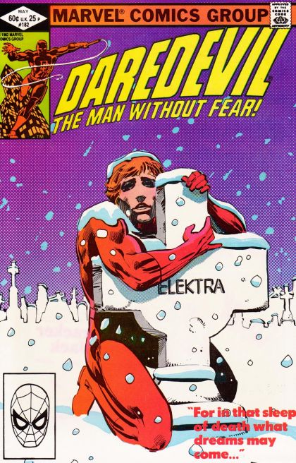 Daredevil She's Alive |  Issue#182A | Year:1982 | Series: Daredevil | Pub: Marvel Comics