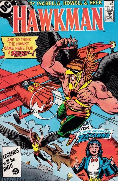 Hawkman, Vol. 2 For the Benefit of Mister Kite |  Issue#4A | Year:1986 | Series: Hawkman |