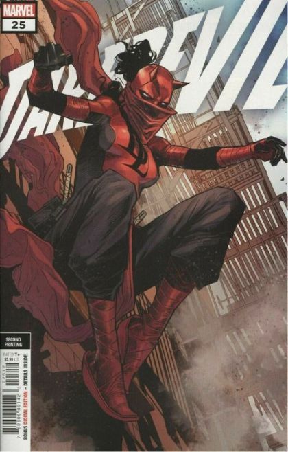 Daredevil, Vol. 6 The Red Fist, The Red Fist, Part 1 |  Issue#25D | Year:2020 | Series: Daredevil | Pub: Marvel Comics | Second Printing Variant Cover