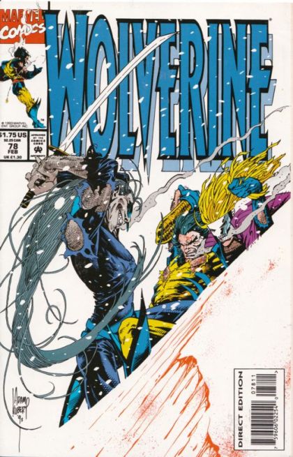 Wolverine, Vol. 2 Deathstalk: A Test Of Mettle |  Issue#78A | Year:1993 | Series: Wolverine | Pub: Marvel Comics |
