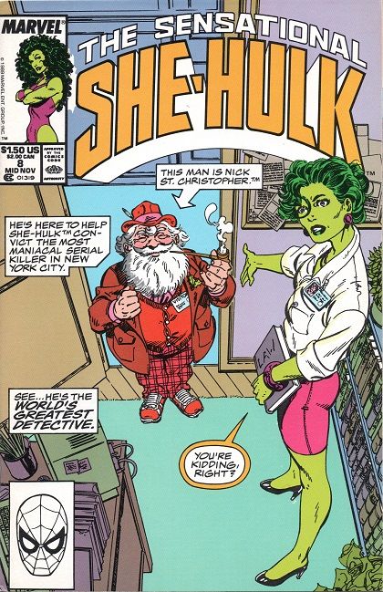 The Sensational She-Hulk The World's Greatest Detective! |  Issue#8A | Year:1989 | Series: Hulk |