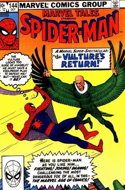 Marvel Tales, Vol. 2  |  Issue#144A | Year:1982 | Series: Spider-Man |