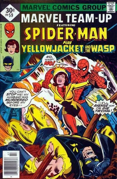 Marvel Team-Up, Vol. 1 Spider-Man plus Yellow Jacket and The Wasp: Some Say Spidey Will Die by Fire... |  Issue#59A | Year:1977 | Series: Marvel Team-Up |