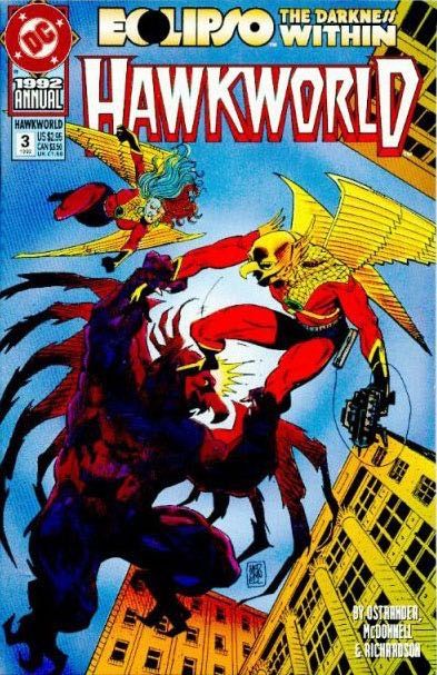 Hawkworld, Vol. 2 Annual Eclipso: The Darkness Within - Dark Forces |  Issue#3 | Year:1992 | Series: Hawkworld | Pub: DC Comics