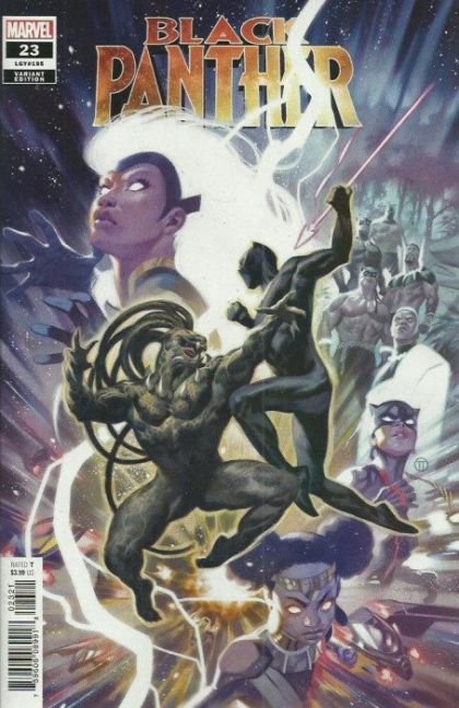Black Panther, Vol. 7  |  Issue#23B | Year:2021 | Series: Black Panther | Pub: Marvel Comics | Variant Julian Totino Tedesco Cover