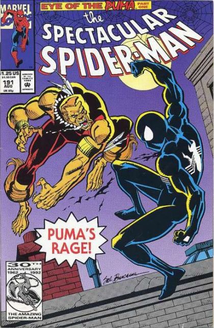 The Spectacular Spider-Man, Vol. 1 The Valley |  Issue#191A | Year:1992 | Series: Spider-Man |