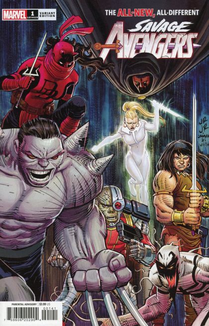 Savage Avengers, Vol. 2  |  Issue#1D | Year:2022 | Series:  | Pub: Marvel Comics | John Romita Jr Cover