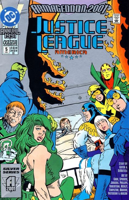 Justice League / International / America Annual Armageddon 2001 - Tomorrow's League--Today! |  Issue#5C | Year:1991 | Series: JLA | Pub: DC Comics
