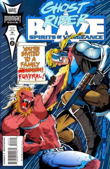 Ghost Rider / Blaze: Spirits of Vengeance Change Is In The Air |  Issue#21 | Year:1994 | Series:  | Pub: Marvel Comics