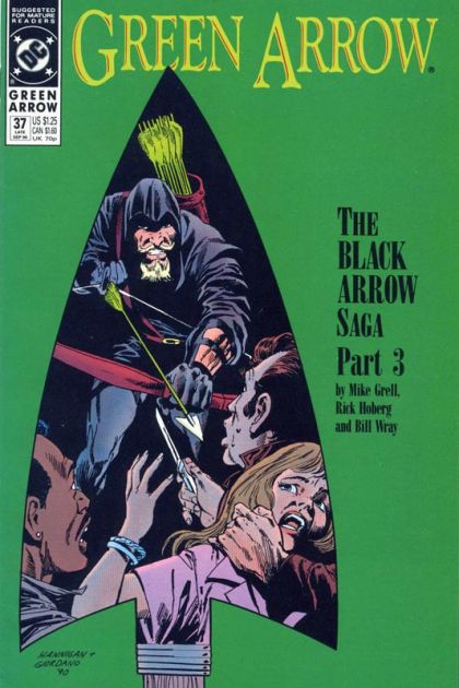 Green Arrow, Vol. 2 The Black Arrow Saga, Part Three: Quarry |  Issue#37 | Year:1990 | Series: Green Arrow | Pub: DC Comics |