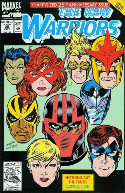 The New Warriors, Vol. 1 Nothing But The Truth, Part Four: Justifiable Homicide |  Issue#25A | Year:1992 | Series: New Warriors |