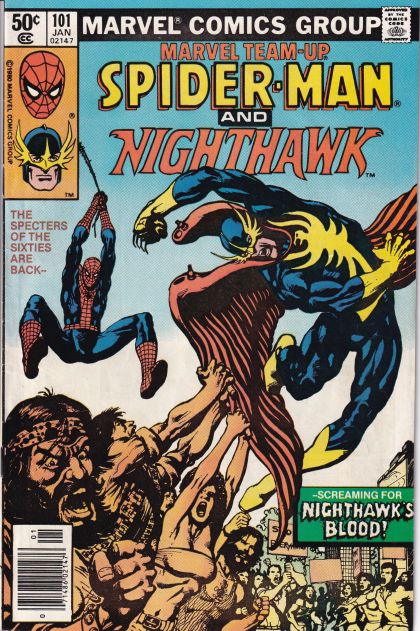 Marvel Team-Up, Vol. 1 Spider-Man and Nighthawk: "To Judge a Nighthawk!" |  Issue#101B | Year:1981 | Series: Marvel Team-Up | Pub: Marvel Comics