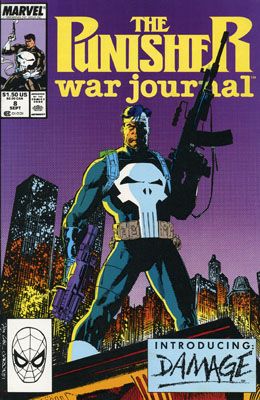 Punisher War Journal, Vol. 1 Damage |  Issue#8A | Year:1989 | Series: Punisher | Pub: Marvel Comics