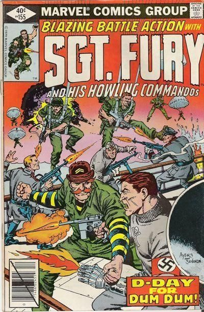 Sgt. Fury and His Howling Commandos D-Day For Dum Dum |  Issue#155 | Year:1979 | Series: Nick Fury - Agent of S.H.I.E.L.D. | Pub: Marvel Comics