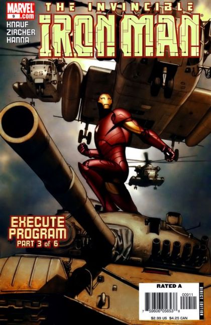 Iron Man, Vol. 4 Execute Program, Part 3 |  Issue#9A | Year:2006 | Series: Iron Man | Pub: Marvel Comics | Direct Edition