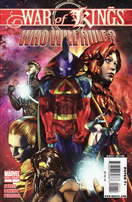 War of Kings: Who Will Rule? War of Kings  |  Issue#1 | Year:2009 | Series: War of Kings | Pub: Marvel Comics |