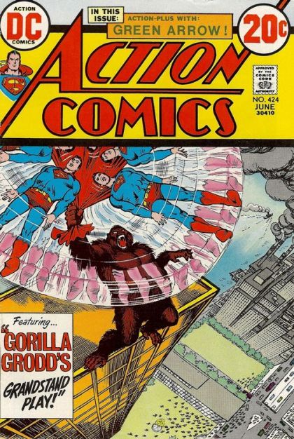 Action Comics, Vol. 1 Gorilla Grodd's Grandstand Play! / The Candy Kitchen Caper! |  Issue#424 | Year:1973 | Series:  | Pub: DC Comics