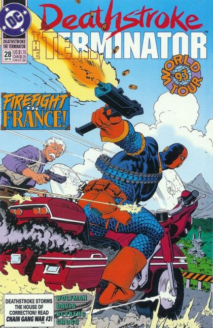 Deathstroke, The Terminator World Tour, Chapter 2: Versailles |  Issue#28 | Year:1993 | Series: Deathstroke | Pub: DC Comics |