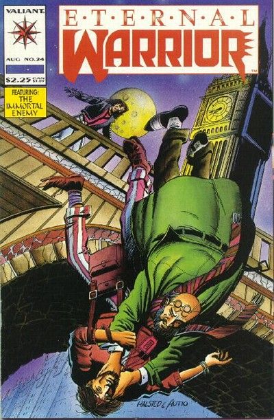Eternal Warrior A Bloody Day in London Town |  Issue#24 | Year:1994 | Series:  | Pub: Valiant Entertainment