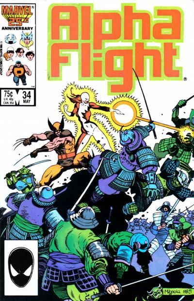 Alpha Flight, Vol. 1 Honor |  Issue#34A | Year:1986 | Series: Alpha Flight | Pub: Marvel Comics