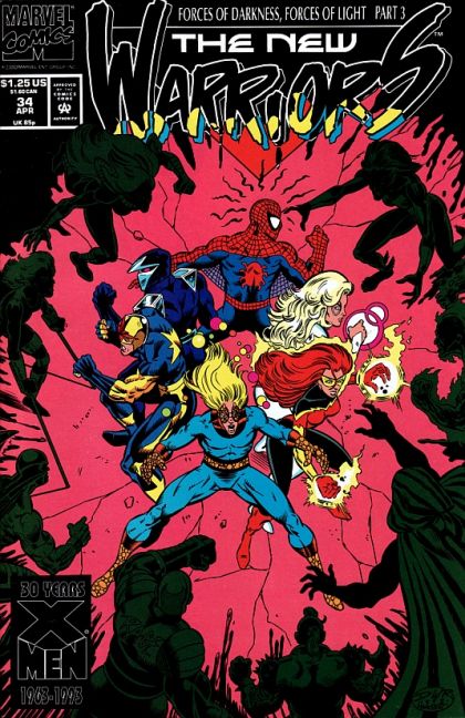 The New Warriors, Vol. 1 Forces Of Darkness, Forces Of Light, Act Three: Breaking The Back Of Love |  Issue#34A | Year:1993 | Series: New Warriors |