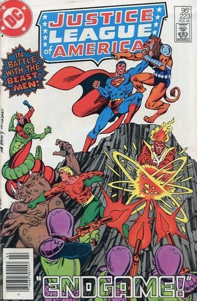 Justice League of America, Vol. 1 Beasts, Blood Sport |  Issue#223C | Year:1984 | Series: Justice League | Pub: DC Comics
