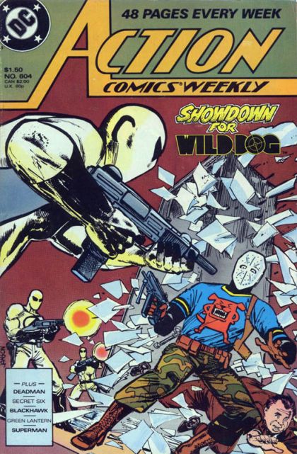 Action Comics, Vol. 1 I, The Jury / Moral Stand, Part 4: Unleashed! / Haunts of the Very Rich / Final Escape? / Genie in a Bottle / Another Fine War, Part 4 |  Issue#604 | Year:1988 | Series:  |