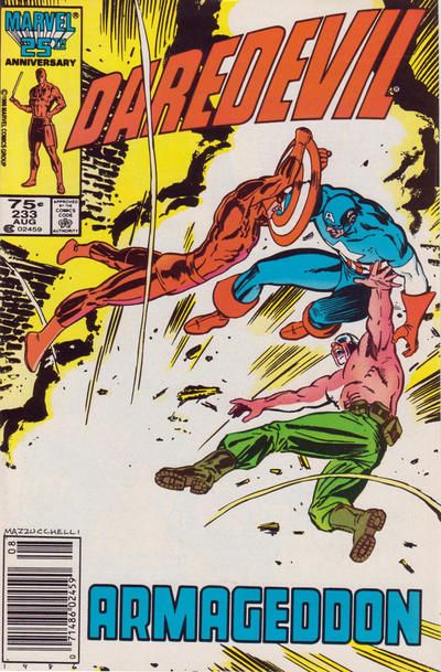 Daredevil, Vol. 1 Born Again, Armageddon |  Issue#233B | Year:1986 | Series: Daredevil | Pub: Marvel Comics |