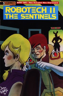 Robotech II The Sentinels Book Two The Invid Must Die! |  Issue#5 | Year:1991 | Series:  | Pub: Malibu Comics