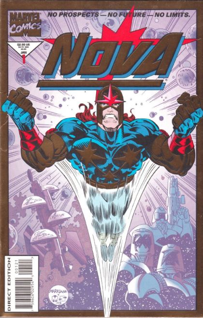 Nova, Vol. 2 Heavy Mettle |  Issue#1B | Year:1993 | Series: Nova | Pub: Marvel Comics | Goild Foil