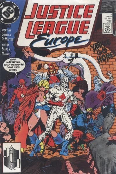 Justice League Europe / International Another Fine Mess! |  Issue#3A | Year:1989 | Series: JLA | Pub: DC Comics