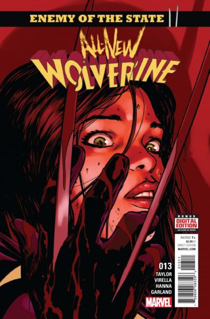 All-New Wolverine Enemy Of The State II, Part One |  Issue#13A | Year:2016 | Series:  | Pub: Marvel Comics | Regular David Lopez Cover