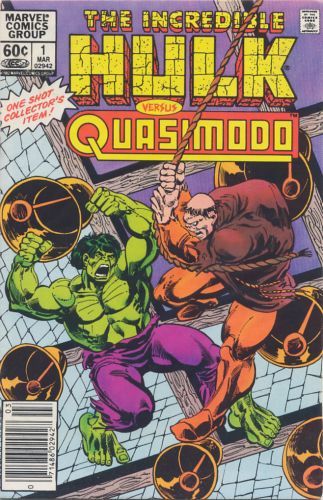 The Incredible Hulk versus Quasimodo Hulk vs. Quasimodo |  Issue#1B | Year:1983 | Series: Hulk | Pub: Marvel Comics