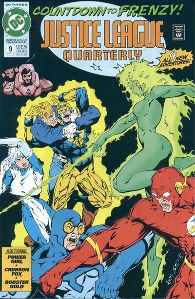 Justice League Quarterly Frenzy / Cherchez L'Homme / You Bet Your Life / Tomorrow Belongs to Geralyn |  Issue#9A | Year:1992 | Series: JLA |