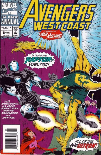 West Coast Avengers, Vol. 2 Annual If Volcanic Winter Comes |  Issue#8B | Year:1993 | Series:  | Pub: Marvel Comics