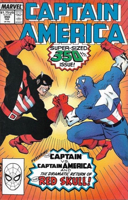 Captain America, Vol. 1 Seeing Red / Resurrection |  Issue#350A | Year:1988 | Series: Captain America |
