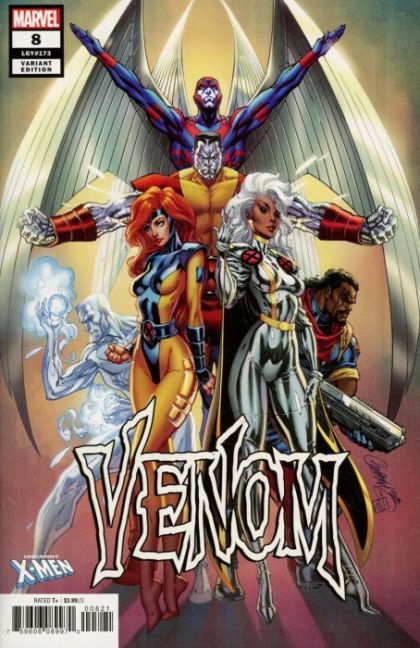 Venom, Vol. 4 The Abyss |  Issue#8B | Year:2018 | Series: Venom | Pub: Marvel Comics | Variant J Scott Campbell Uncanny X-Men Cover