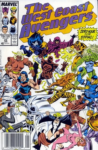 The West Coast Avengers, Vol. 2 Double Star-Crossed |  Issue#28B | Year:1988 | Series:  |