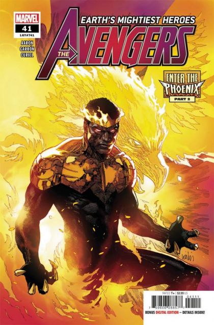 Avengers, Vol. 8 Enter the Phoenix, Black Flame In The Hour Of Chaos |  Issue#41A | Year:2021 | Series: Avengers | Pub: Marvel Comics