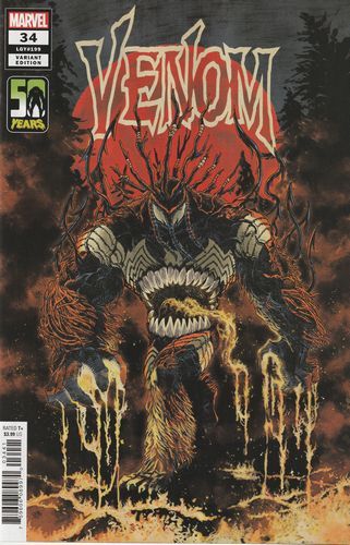 Venom, Vol. 4  |  Issue#34D | Year:2021 | Series: Venom | Pub: Marvel Comics | Variant Superlog Venom-Thing Cover