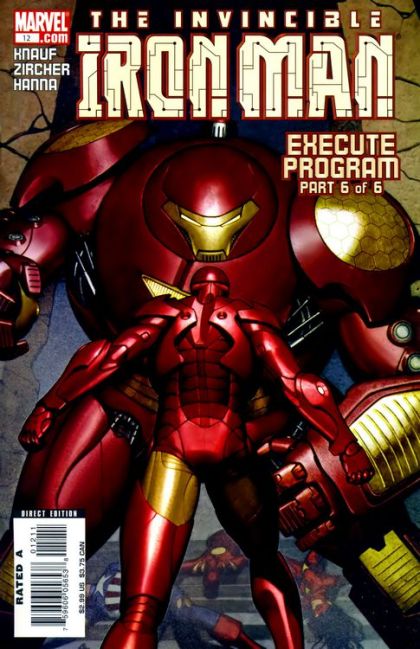 Iron Man, Vol. 4 Execute Program, Part 6 |  Issue#12A | Year:2006 | Series: Iron Man | Pub: Marvel Comics | Direct Edition