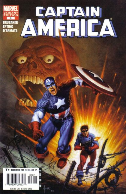 Captain America, Vol. 5 The Winter Soldier, Part 1 |  Issue#8B | Year:2005 | Series: Captain America | Pub: Marvel Comics | Joe Jusko Variant