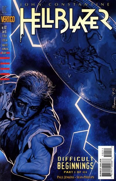 Hellblazer Difficult Beginnings, Part 1: The Single Sided Coin |  Issue#102 | Year:1996 | Series: Hellblazer | Pub: DC Comics
